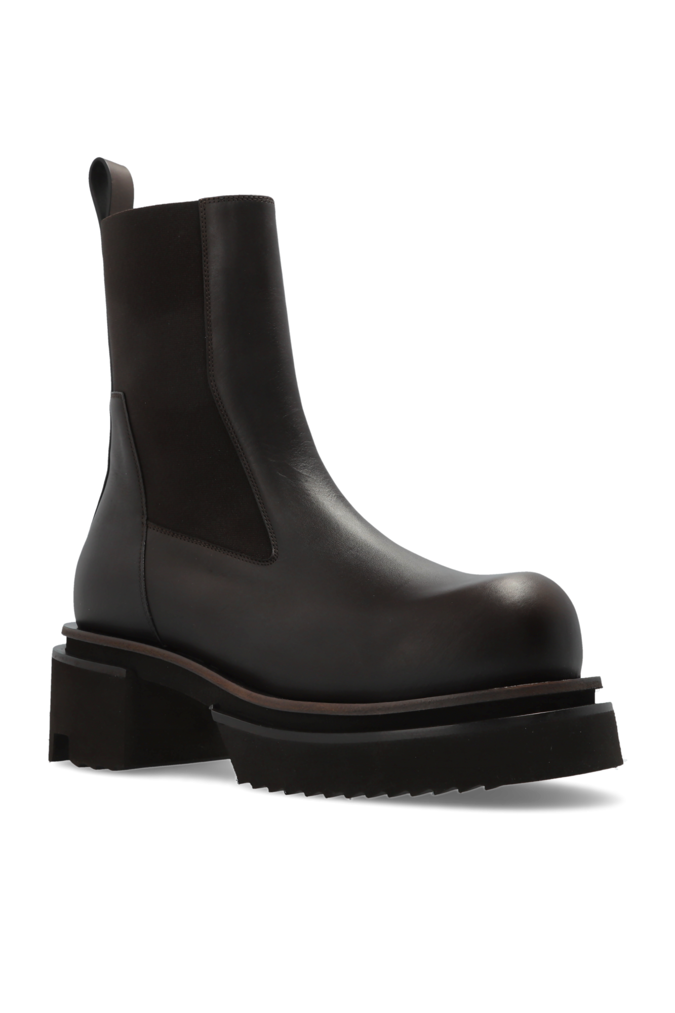 Rick Owens Leather platform boots 'Beatle Bogun' | Women's | Vitkac